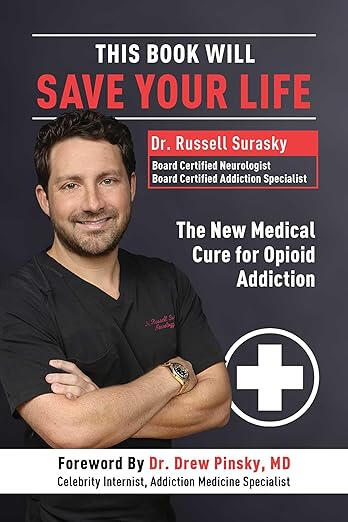 Book cover of This Book Will Save Your Life by Dr. Russell Surasky