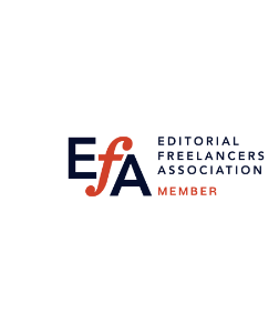 Logo for EFA Editorial Freelancers Association Member